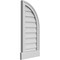 Ekena Millwork Quarter Round Top Right Surface Mount PVC Gable Vent w/ 2"W x 2"P Brickmould Sill Frame, 14"W x 30"H GVPQR14X3003SN - alternate 3